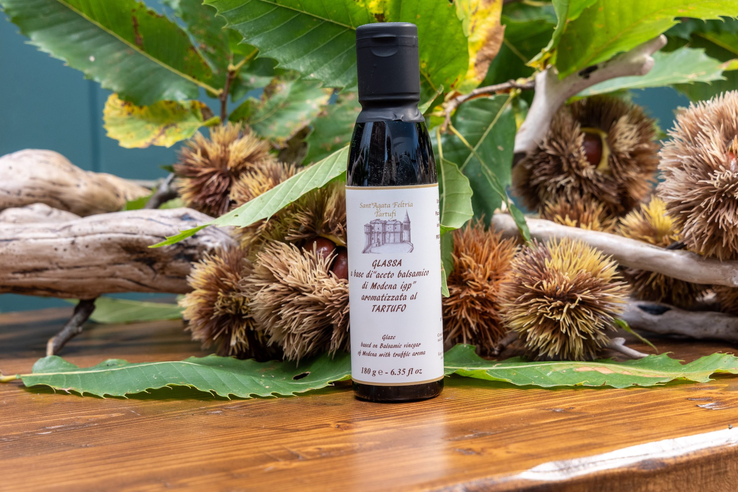 Glassa di Aceto Balsamico al Tartufo Nero - Sant'Agata Tartufi® - 180ml