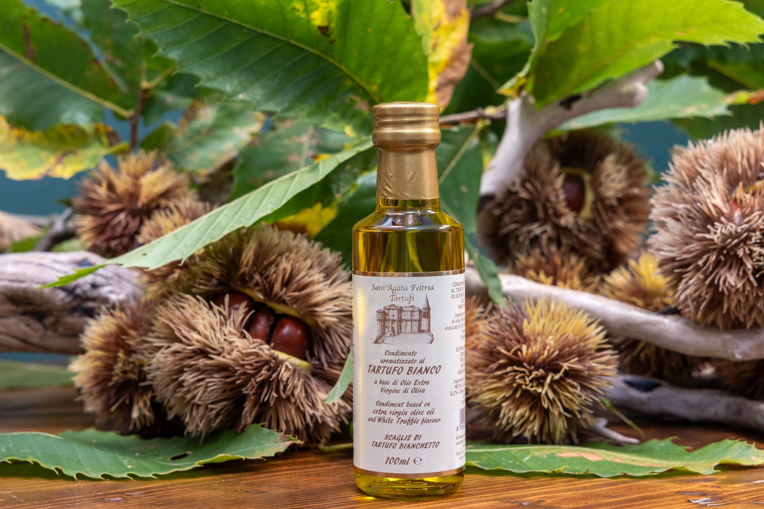 Olio EVO Aromatizzato al Tartufo Bianco ml.100